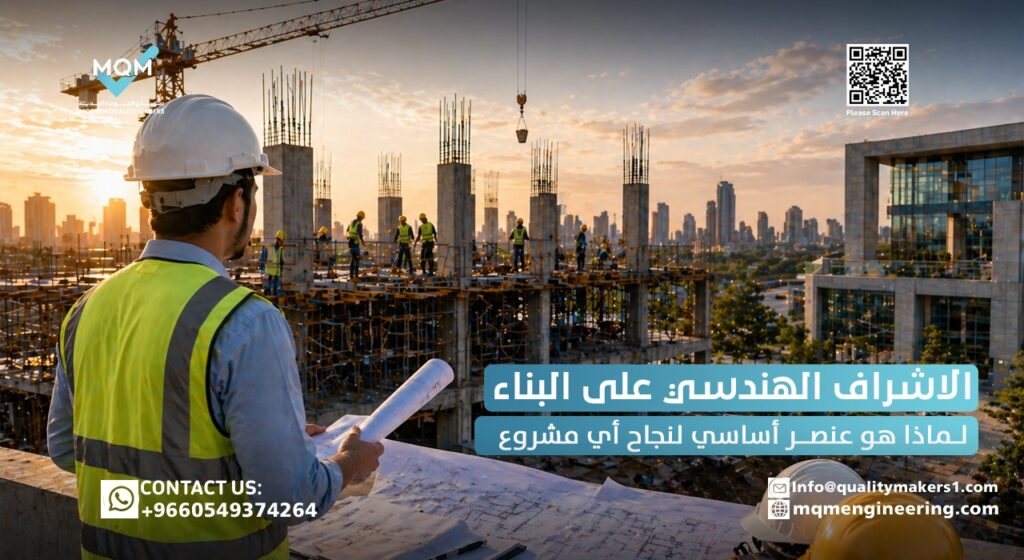 الاشراف الهندسي على البناء