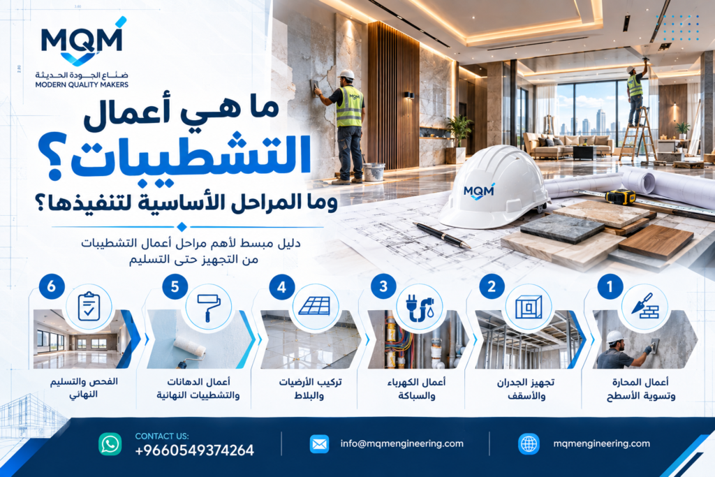 أعمال التشطيبات